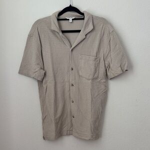 Banana Republic Casual Beige Button Down Shirt